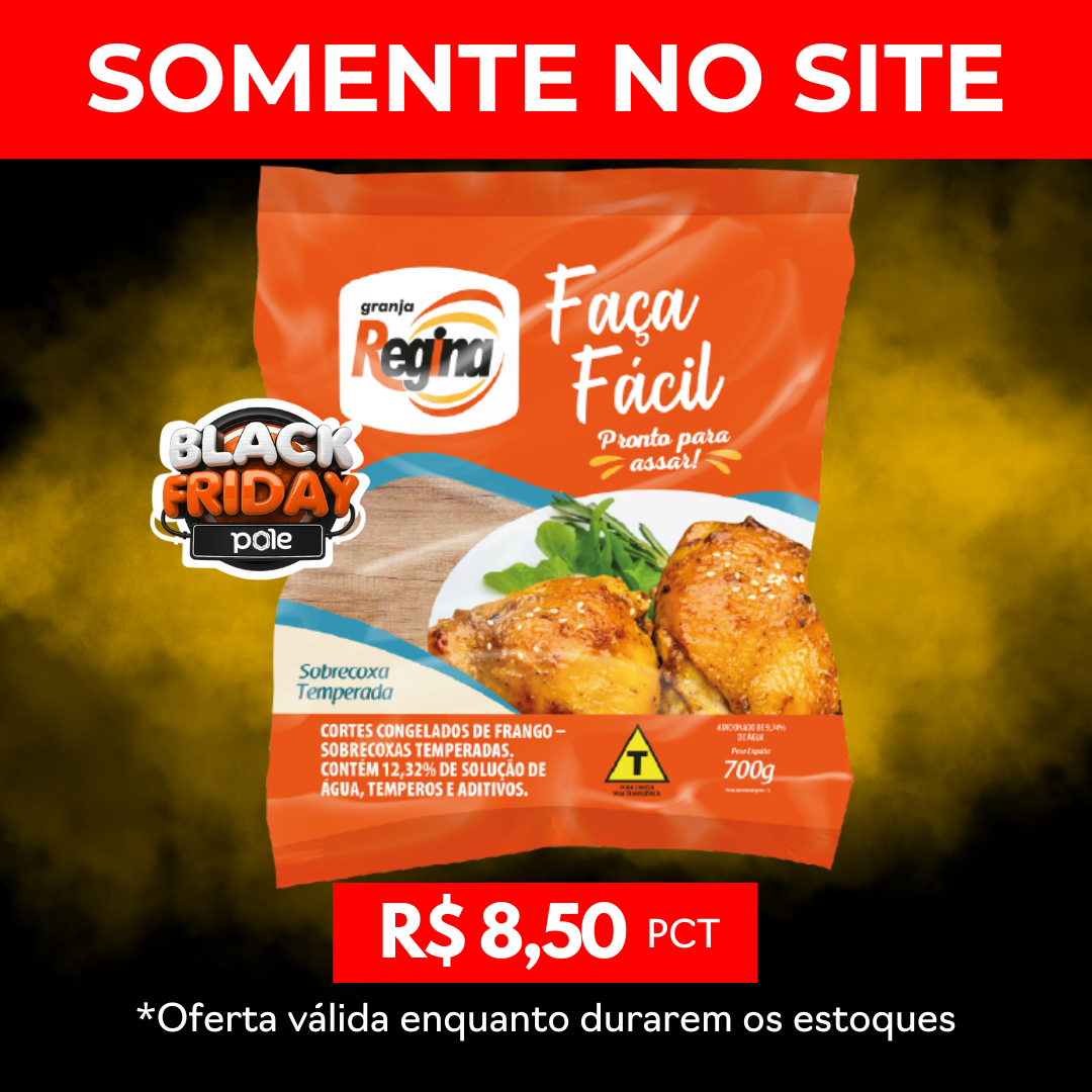 Sobrecoxa Cong 700g - Faça Fácil